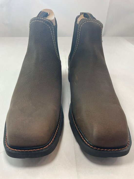 Ariat Groundbreaker Chelsea H2O Steel Toe Work Boots Dark Brown Size 14 EE Wide